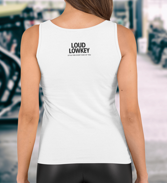 BLACK LOGO - Ladies Tank-Top | Lowkey