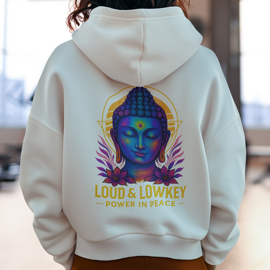 POWER IN PEACE - Ladies Boxcut Hoodie | Loud