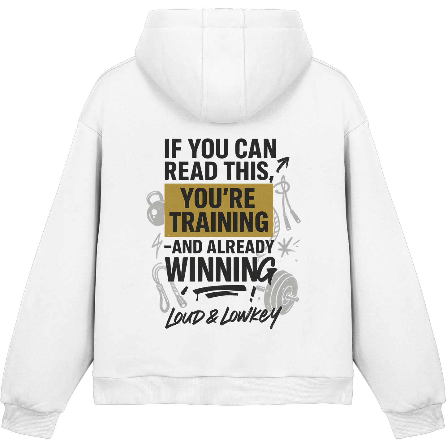 YOU'RE WINNING - Fluffy Boxcut Hoodie | Loud