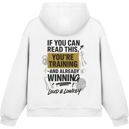 YOU'RE WINNING - Fluffy Boxcut Hoodie | Loud