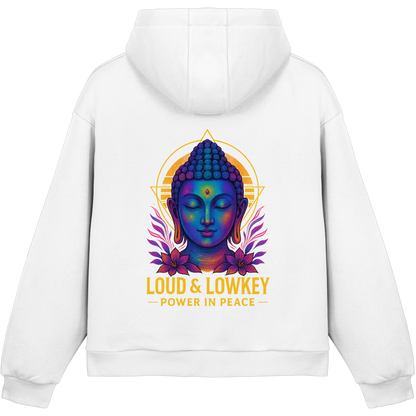POWER IN PEACE - Ladies Boxcut Hoodie | Loud