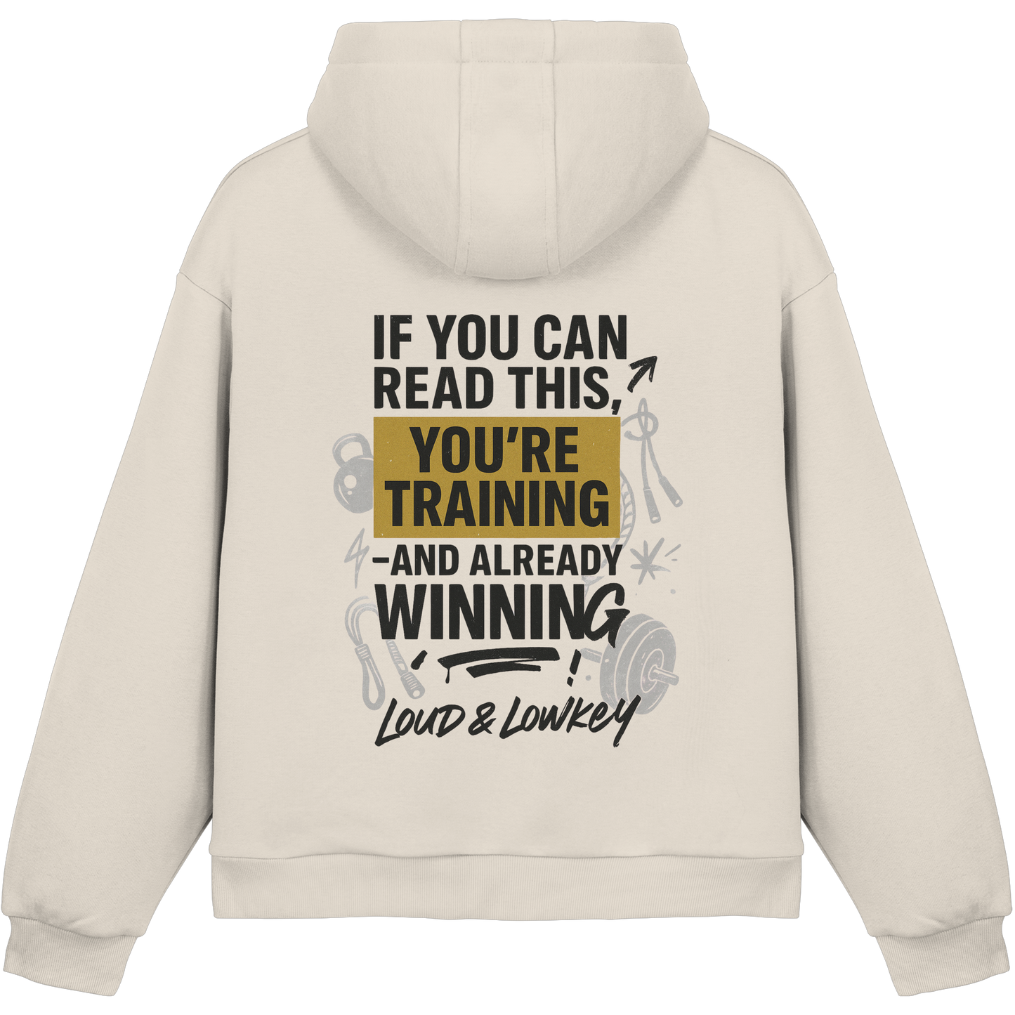 YOU'RE WINNING - Fluffy Boxcut Hoodie | Loud