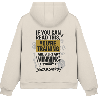 YOU'RE WINNING - Fluffy Boxcut Hoodie | Loud