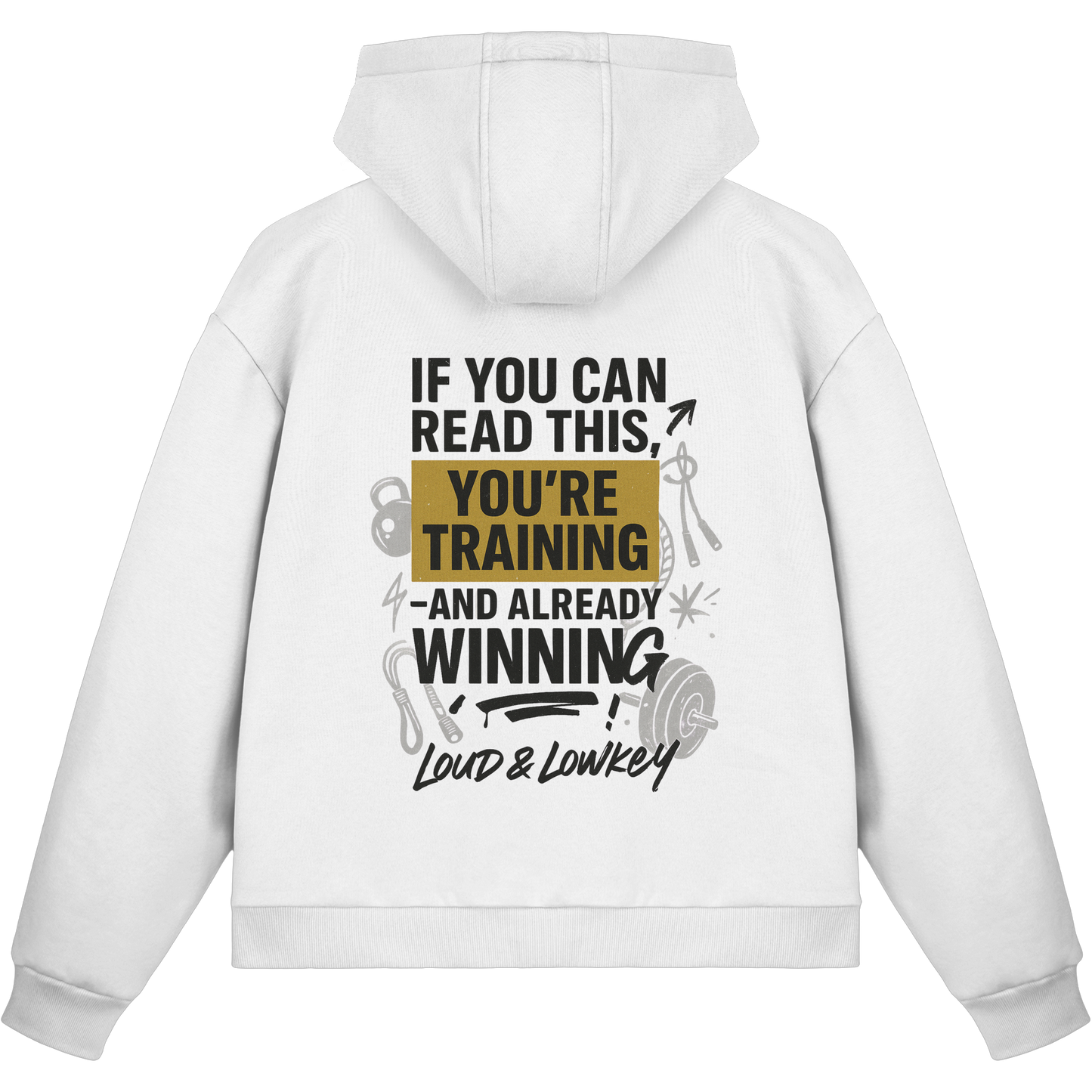 YOU'RE WINNING - Fluffy Zipper Hoodie | Loud