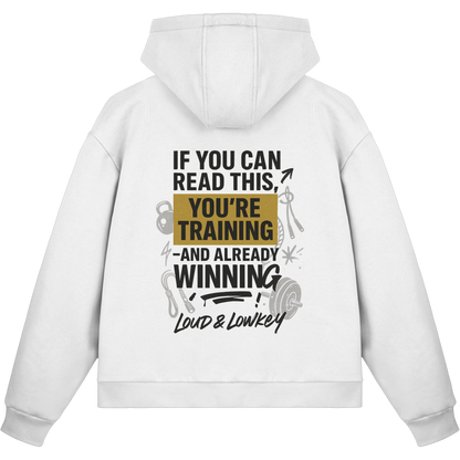 YOU'RE WINNING - Fluffy Zipper Hoodie | Loud