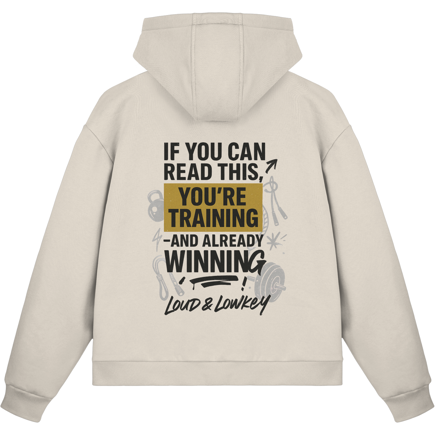YOU'RE WINNING - Fluffy Zipper Hoodie | Loud