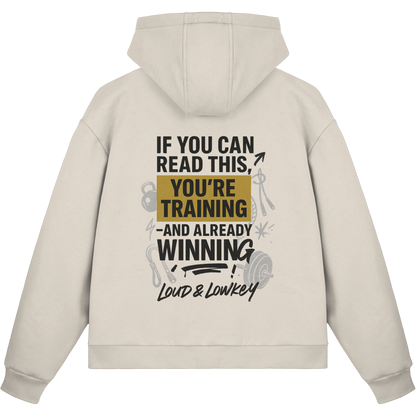 YOU'RE WINNING - Fluffy Zipper Hoodie | Loud