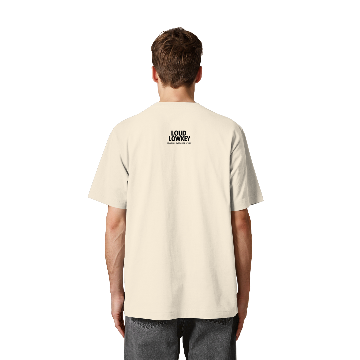 BLACK LOGO - Heavy Oversized Shirt | Lowkey