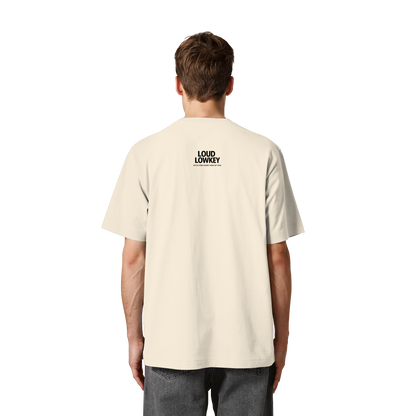 BLACK LOGO - Heavy Oversized Shirt | Lowkey