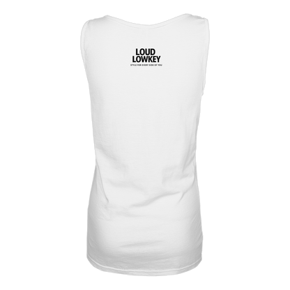 BLACK LOGO - Ladies Tank-Top | Lowkey