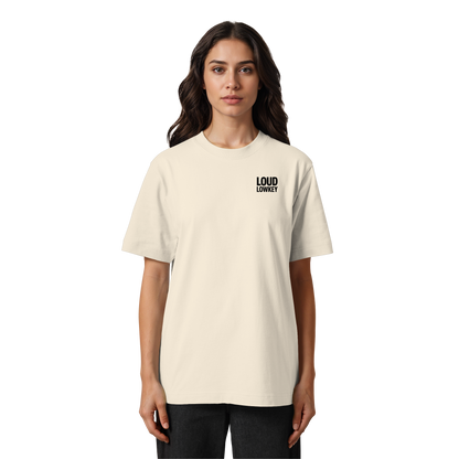 BLACK LOGO - Heavy Oversized Shirt | Lowkey