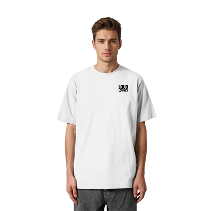 BLACK LOGO - Heavy Oversized Shirt | Lowkey